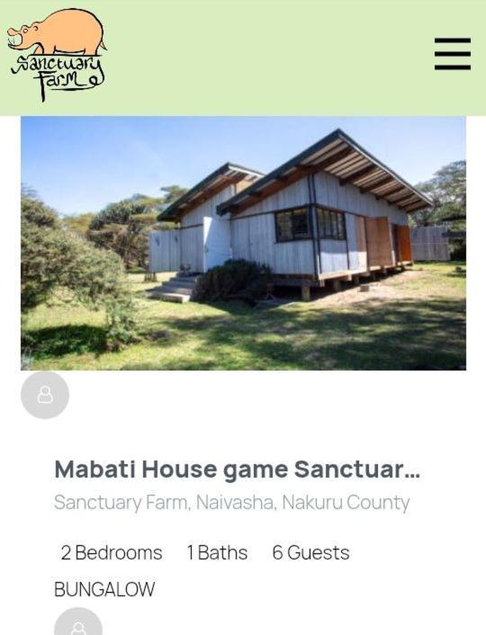 Sanctuary Farm Naivasha Villa Exteriör bild